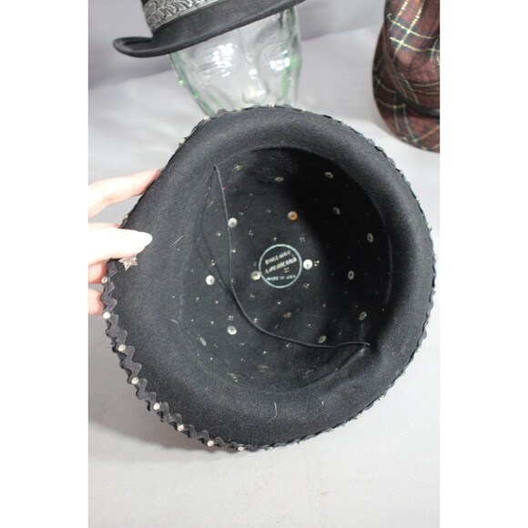 Lot of 4 Fun Fedoras Diverse Collection Of Vintage And Modern Hats - Picture 13 of 15